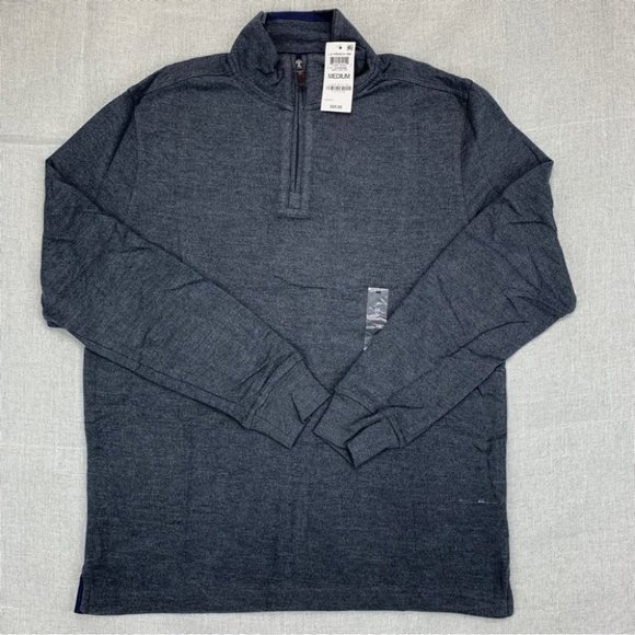 Club Room Men's Quarter-Zip French Rib Pullover Size M - Picture 3 of 14